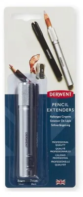 Image de Derwent 2300124 grip crayon Noir, Argent