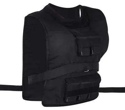 Zdjęcie produktu dla Kamizelka Treningowa Kamizelka Obciążeniowa 30 Kg Do Treningu Siłowego, Regulowana, Oxford + Żelazo, Czarna, 36X52Cm