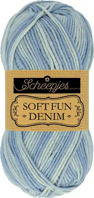 Produktbild von Scheepjes Softfun Denim 50g Blau 509