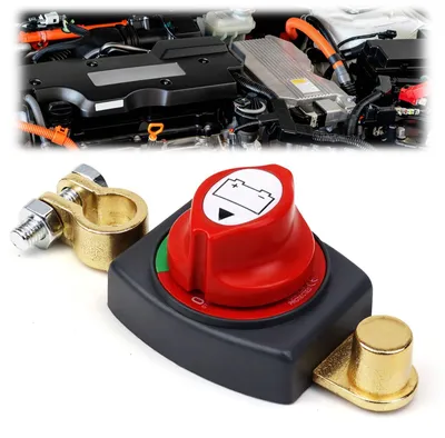 Productafbeelding van Accu-scheidingsschakelaar 12V 24V 48V voor auto, vrachtwagen en boot