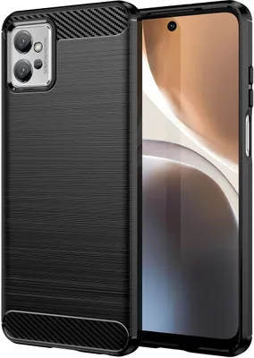 Produktbild von König Design Hülle kompatibel mit Kunststoff Soft Handyhülle - Handy Case Schwarz