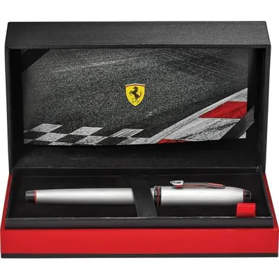 Produktbild von Cross Füllfederhalter Townsend Ferrari Chrom gebürstet Aluminium Grau, F