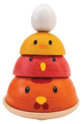 Immagine prodotto di Plan Toys La gallina impilabile in legno