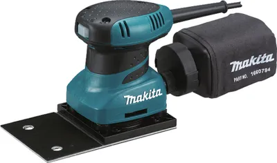 A Makita orbital sander is shown against a white background.