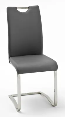 Produktbild von Swingstuhl Köln Grau Kunstleder (4er Set)