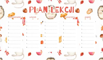 Produktbild von Magnetischer Unterrichtsplan für Kinder Fuchs und Freunde 45x26CM