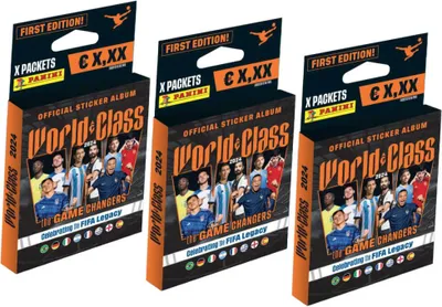 Produktbild von Panini World Class 2024 Fussball Sticker - Sammelsticker - 3 Blister