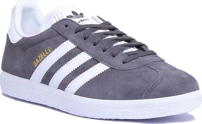 Produktbild von Adidas Gazelle Herren V tage Reissue Aus 60er Jahre Schnüren Turnschuhe Grau Weiß – undefined / White Grey