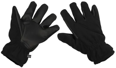 Produktbild von MFH Fleece-Fingerhandschuhe,Alpin, schwarz, winddicht