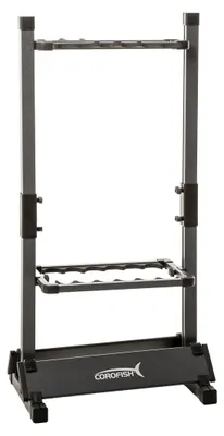 Produktbild von Corofish Ruten Depot 2 Aluminium Angelrutenständer Rutenständer für Zuhause/Keller