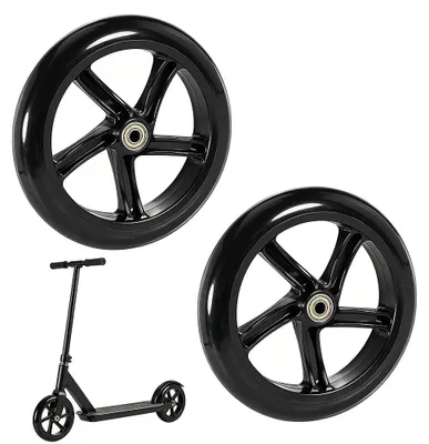 Imagen del producto de Ruedas de repuesto para patinetes acrobáticos, de 200 mm con rodamientos ABEC-9