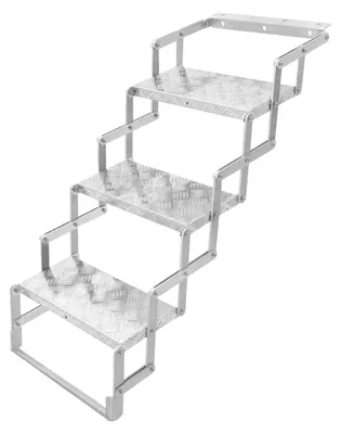 Image de Escalier pliant, léger, polyvalent, 3 marches