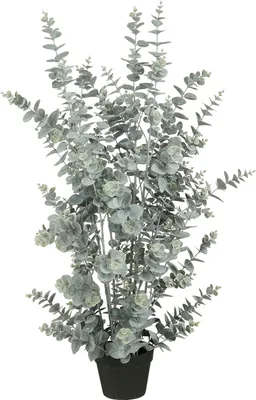 Image de Mica Decorations Eucalyptus plante artificielle en pot - H113 x Ø40 cm - Vert