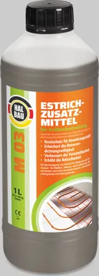 Produktbild von Estrichzusatzmittel 1L für Fußbodenheizung Heizestrichen Beton Plastifizierer Heizsysteme M03