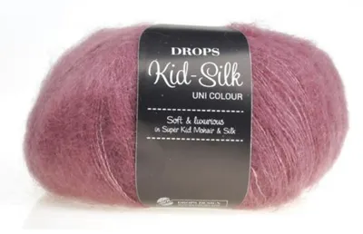 Produktbild von Drops Kid Garn 31 Malwa – Weiches Premium Garn aus Mohair-Mix mit feinem Glanz, zum Häkeln & Stricken, 25 g