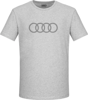 Produktbild von Original Audi T-Shirt Ringe, Herren, grau, Gr. XS Shirt