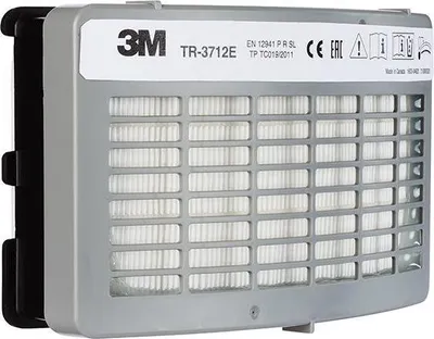 Obrázok produktu pre 3M P3 filter častíc TR-3712E pre respirátor TR-300+, na kus (7100266123)