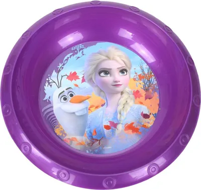 Produktbild von Plastikschüssel Ø17 für Kinder Disney Frozen oder Peppa Wutz