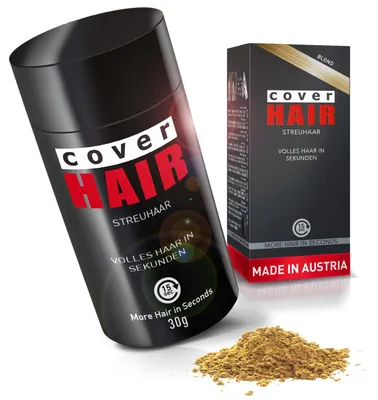 Imagen del producto de Fibras capilares premium para un cabello más denso y para cubrir las raíces, color rubio, 30 g