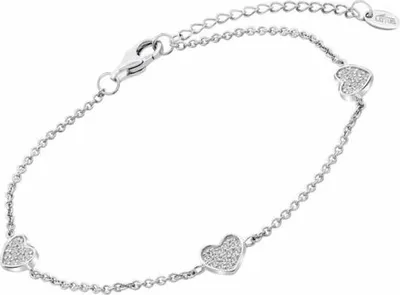 Image de Lotus Silver Bracelet LP3586-2/1 Cœur en argent sterling avec zircone