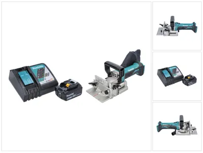 Obrázek produktu pro Akumulátorová drážkovací fréza Makita DPJ 180 RG1 18 V 100 mm + 1x akumulátor 6,0 Ah + nabíječka.