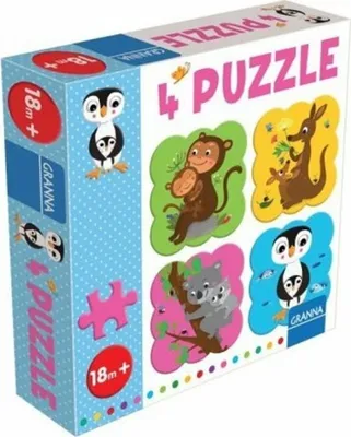 Produktbild von Granna - 4 Rätsel - Pinguin