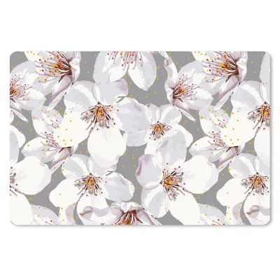 Produktbild von MuchoWow® Mauspad Mousepad Blumen - Sakura - Muster 27x18 cm - Mousepads - Maus Mat - Pad - Mausunterlage - Büroartikel - Desk Matten