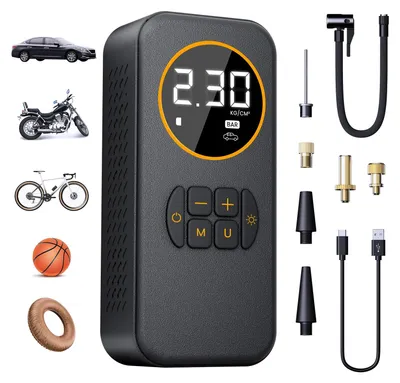 Obrázok produktu pre Prenosný kompresor, kompresor, auto, bicykel