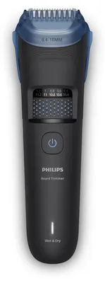 Zdjęcie produktu dla Philips Trymer do brody seria 5000 BT5780/15 Beard Trimmer 5000, Nie wymaga konserwacji — nie trzeba smarować, Bateria, Samoostrzące ostrze, Czarny