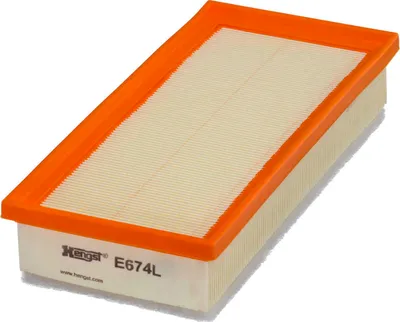 Produktbild von Luftfilter HENGST FILTER E674L für ALFA ROMEO 147 (937) Filtereinsatz