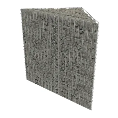 Zdjęcie produktu dla vidaXL Podwyższone łóżko gabionowe Stal ocynkowana 75×75×100 cm