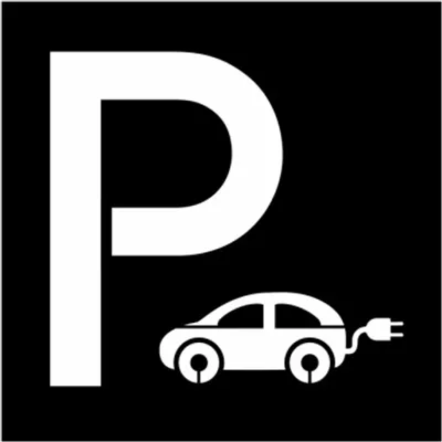 Produktbild von Dreifke® Sprühschablone, Elektrofahrzeuge, 550 x 550 mm, Kunststoff, PVC 1 Stk.