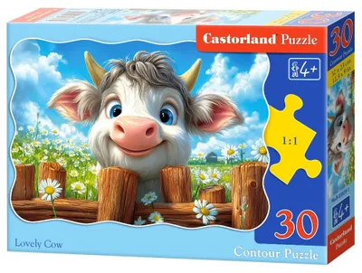 Obrázok produktu pre Puzzle s 30 dielikmi Lovely Cow B-03839-1