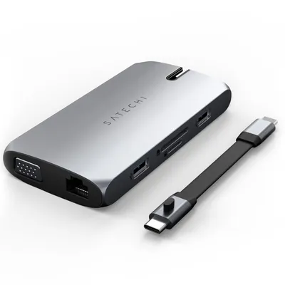 Produktbild von Satechi USB-C On-the-Go Multiport Adapter 9 in 1