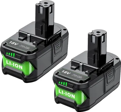Obrázek produktu pro Akumulátor Ryobi P108, kapacita 9000 mAh, 18V Li-Ion, 2 baterie, 18V