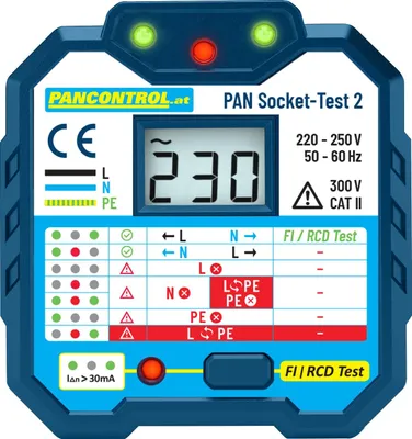 Produktbild von PANCONTROL Steckdosentester PAN Socket-Test-2