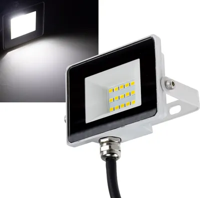 Produktbild von LED-Fluter "CTF-SLW 10" IP65, 10W, 864lm, 4000K neutralweiß