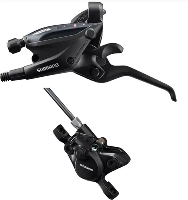 Obrázok produktu pre Hydraulická brzdová súprava 3-rýchlostná Shimano ST -f505 MT200 - čierna