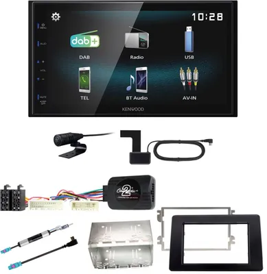 Produktbild von Kenwood DMX-125DAB USB Bluetooth DAB+ Einbauset für Renault Master 3 ab 2019