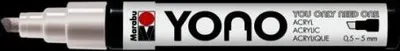 Image de YONO marqueur acrylique 0,5-5 mm - blanc