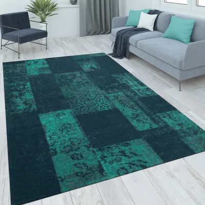 Immagine prodotto di Tappeto soggiorno a pelo corto Vintage Motivo orientale Ornamenti Decorazione moderna Dimensioni 120x170 cm