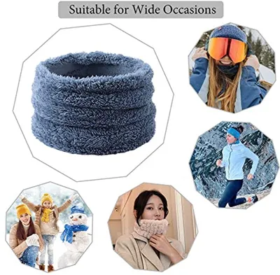 Winter Tube Schal für Kinder und Erwachsene – Weicher und warmer Fleece Schal