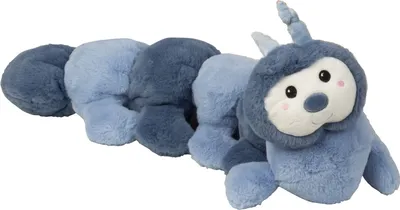 Produktbild von Kuscheltier Raupe Blau Plüsch 60 cm Plüschtier Tausendfüssler