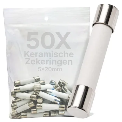 Produktbild von VLTG Keramiksicherung 5 x 20 mm 3,15 A flink F 250 V AC 50 Stück
