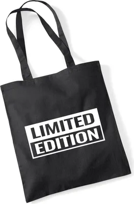 Produktbild von Huuraa Jutebeutel Limited Edition Schriftzug 10 Liter Black Baumwolle Tasche Geschenkidee