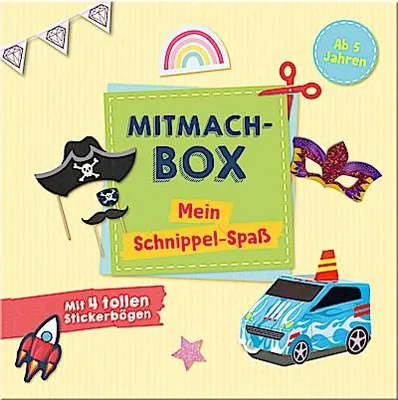 Obrázek produktu pro Mitmachbox - Mein Schnippel-Spaß mit 4 tollen Stickerbögen