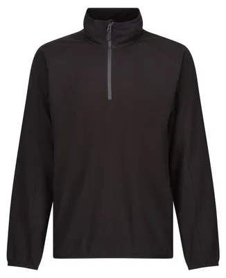 Produktbild von Regatta - "Navigate" Fleece mit halbem Reißverschluss für Herren FK2984 (M) (Schwarz/Mittelgrau)