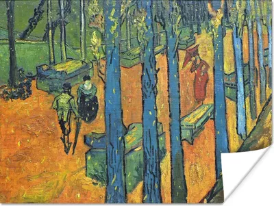 Produktbild von MuchoWow® Poster Die Alyscamps - Vincent van Gogh 80x60 cm - Kunst für zu Hause