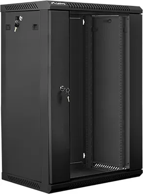 Obrázok produktu pre Lanberg WF01-6418-10B racková skriňa 18U Nástenný rack čierna