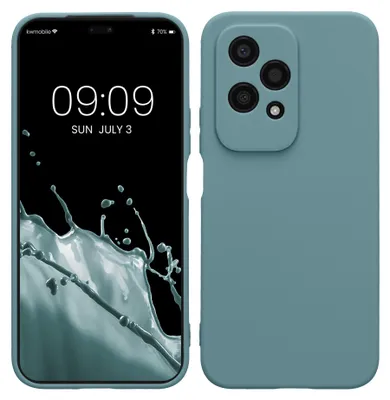 Produktbild von kwmobile Handyhülle für HONOR 200 Lite Hülle - weiches Handy Silikon Case - Schutzhülle Cover - Antique Stone